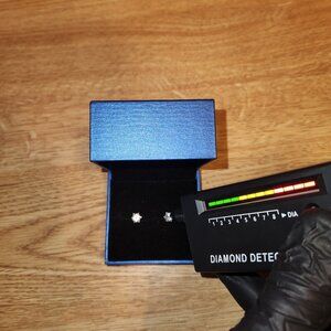 (Moissanite Earrings)VVS1 Moissanite Earrings with Certificate Black Friday Sale